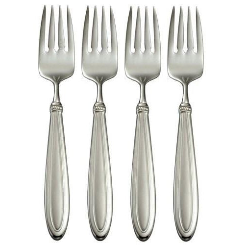 Oneida Divani Set of 4 Salad Forks Quality 18/10 Stainless